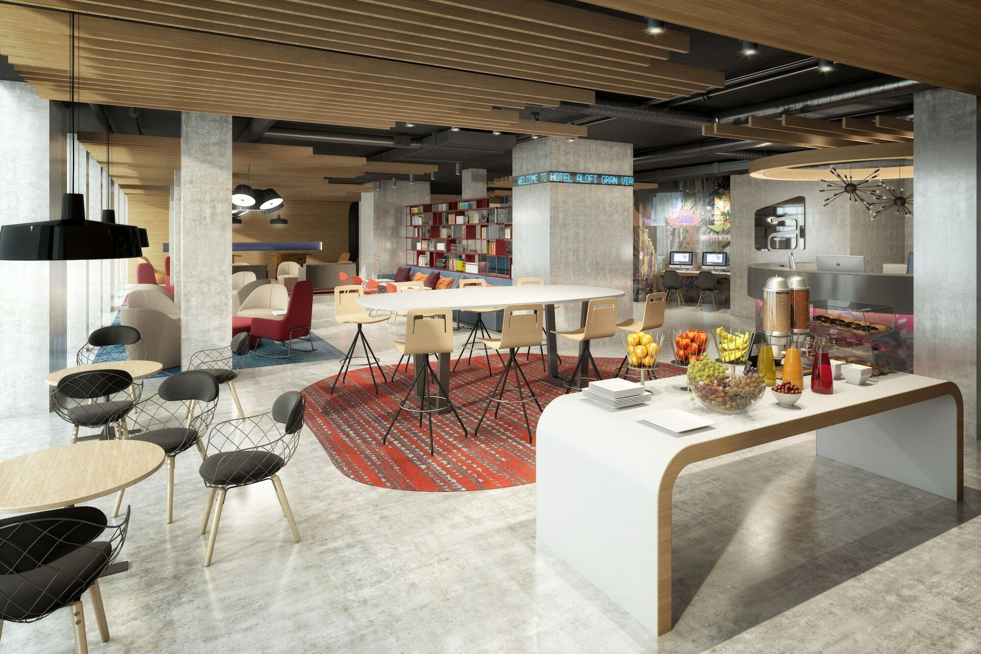 Отель Aloft Madrid Gran Via Экстерьер фото